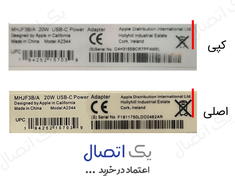 شارژر اصلی 20 وات اپل